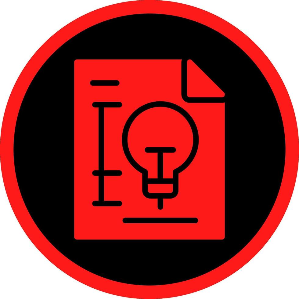 Patent Creative Icon Design vector