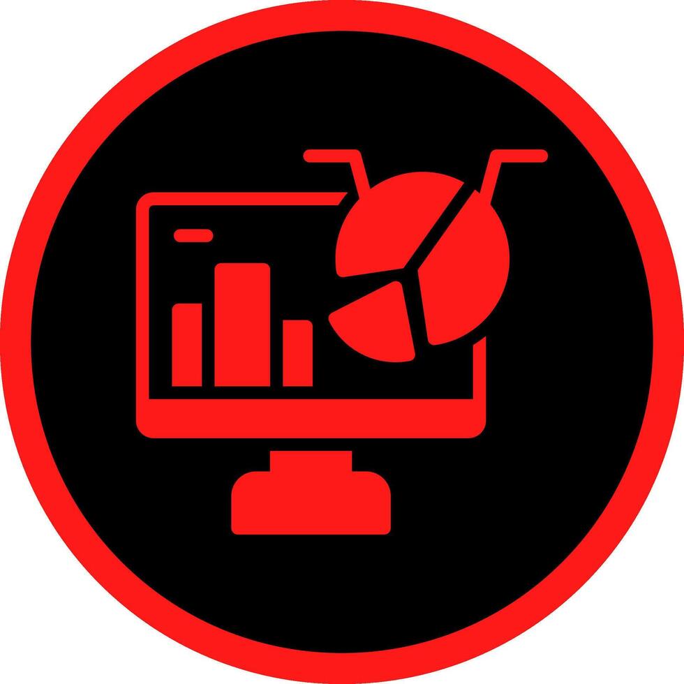 Data Analytics Creative Icon Design vector