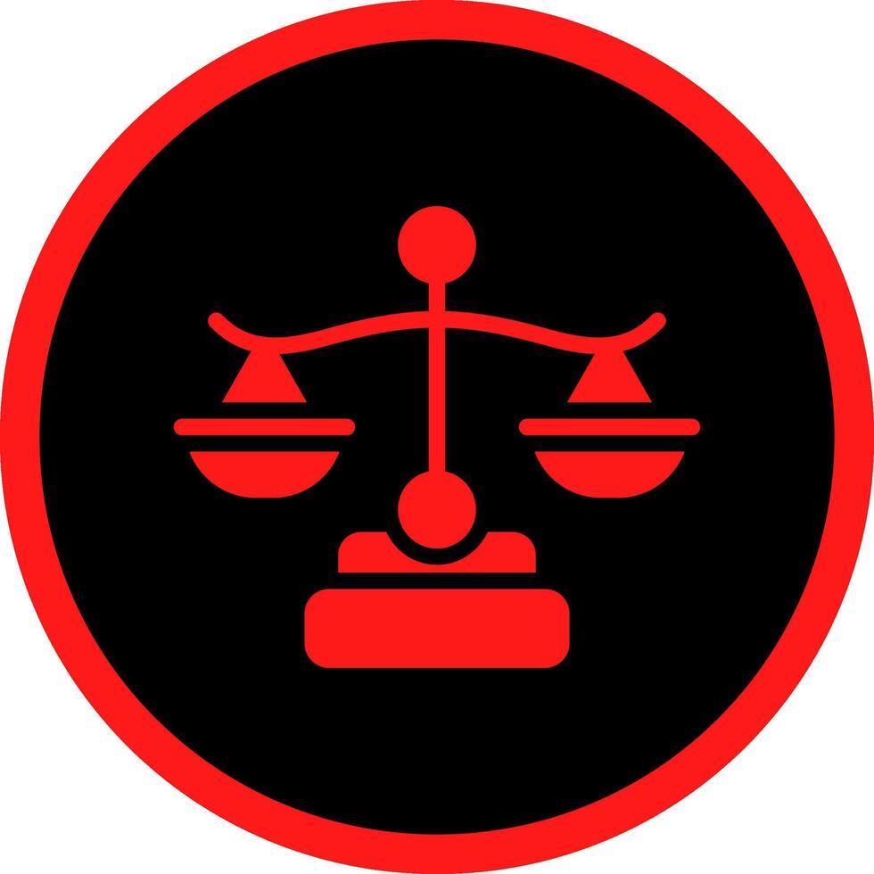 Justice Creative Icon Design vector