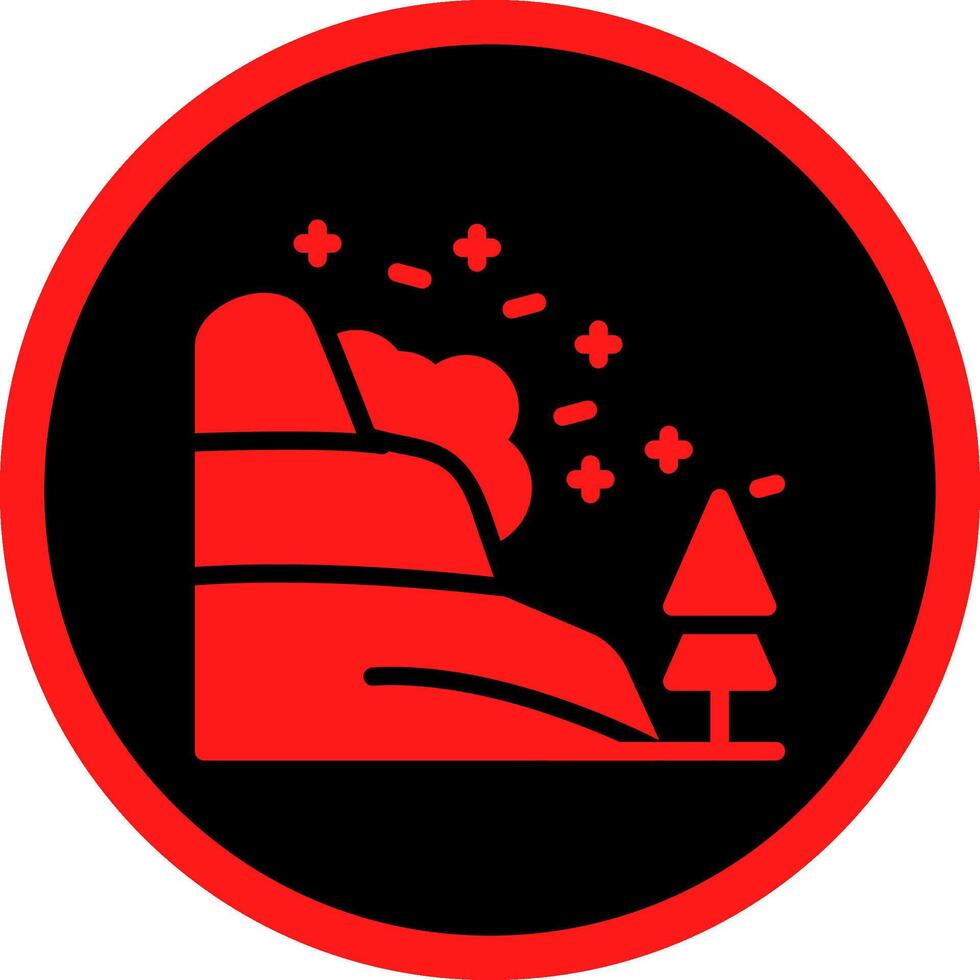Avalanche Creative Icon Design vector