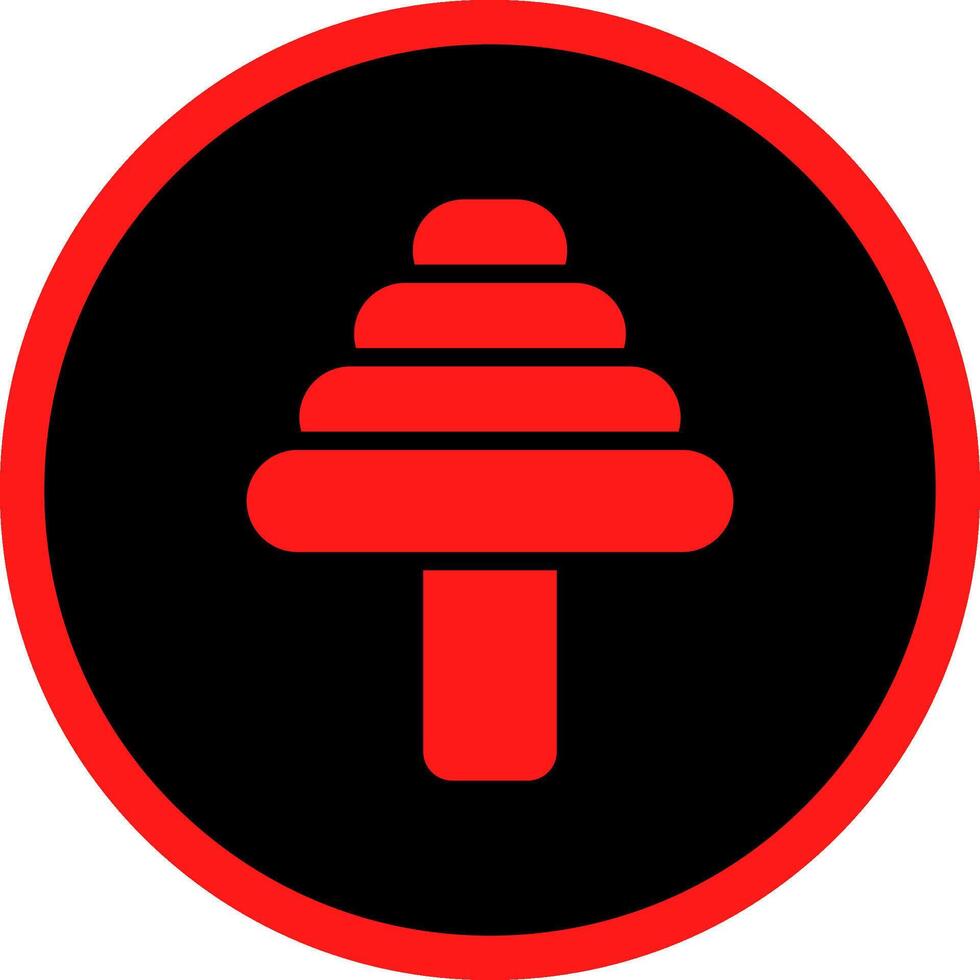 Edge Step Drill Creative Icon Design vector