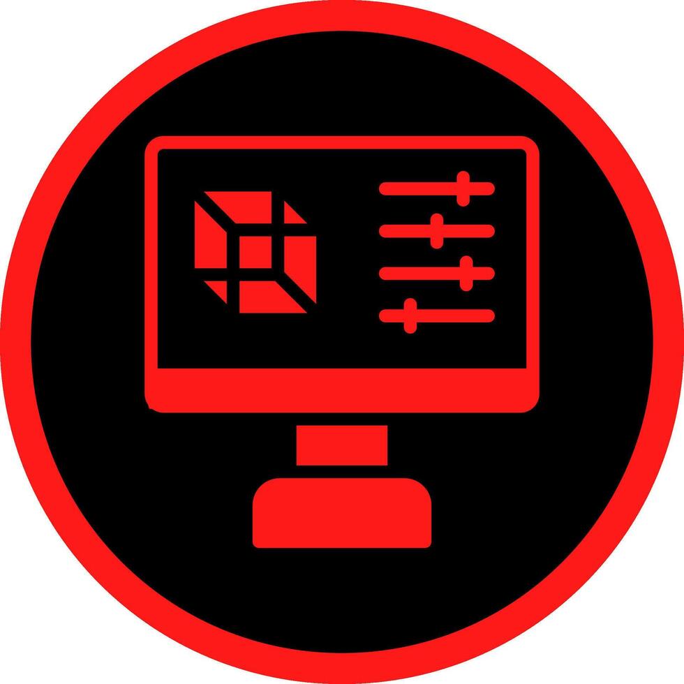 Simulation Creative Icon Design vector