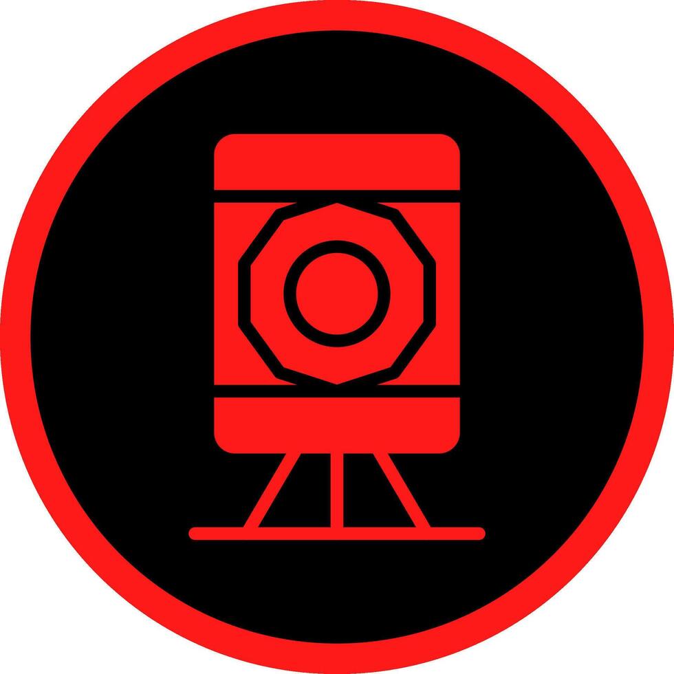 Theodolite Creative Icon Design vector
