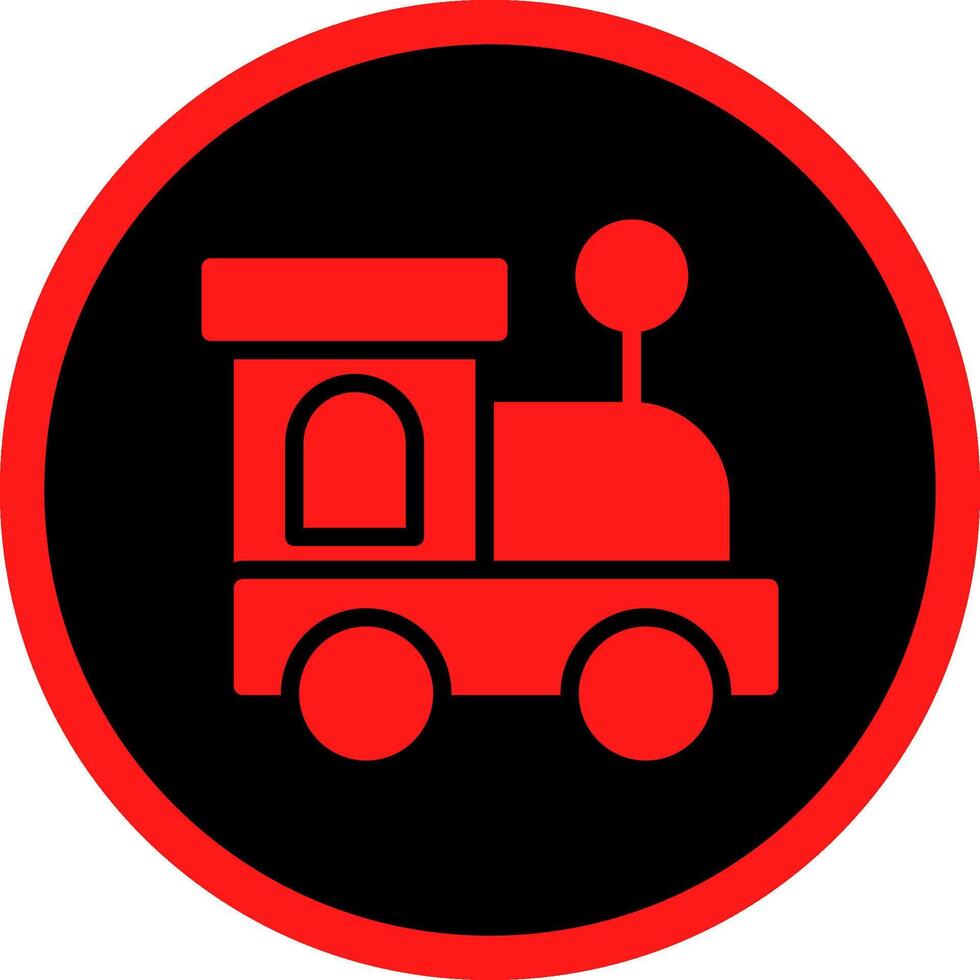 Glyph Red Icons Design vector