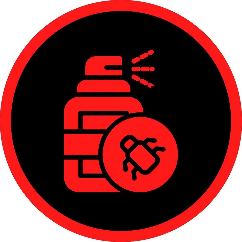Spray Bottle Creative Icon Design vector