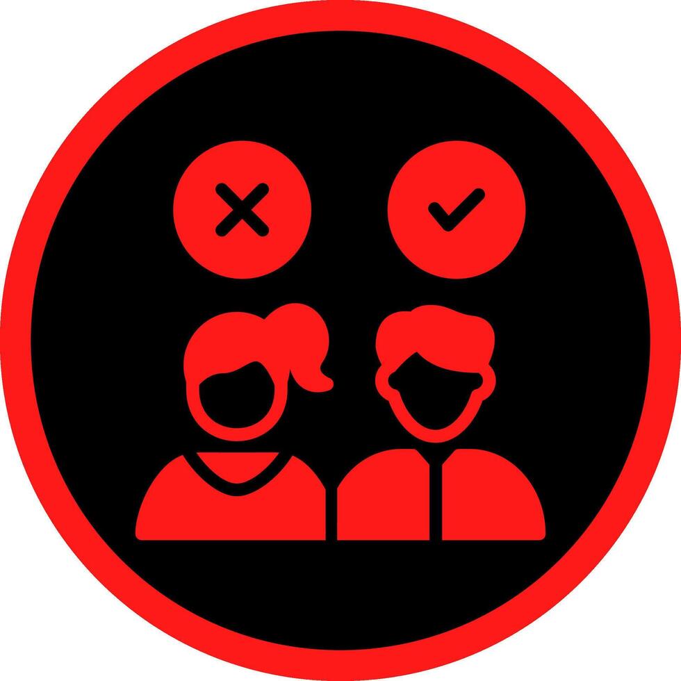 Candidate Creative Icon Design vector