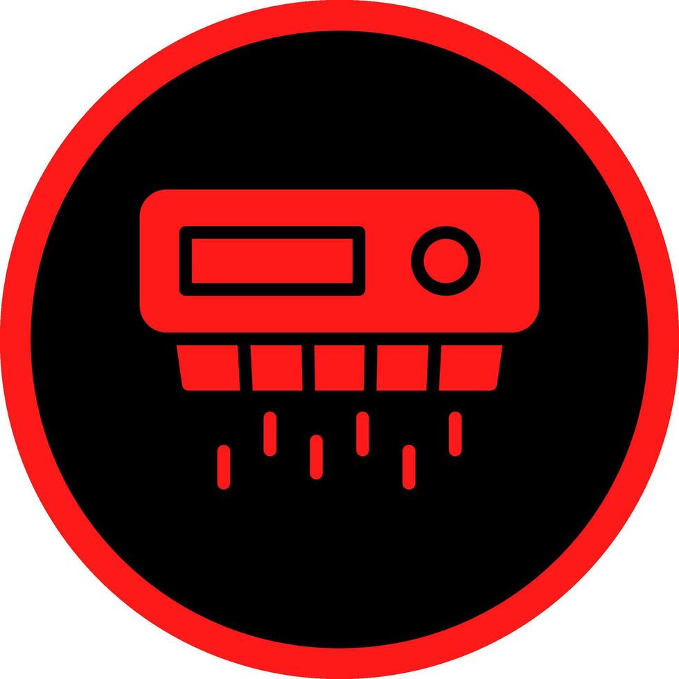 Hand Dryer Creative Icon Design vector