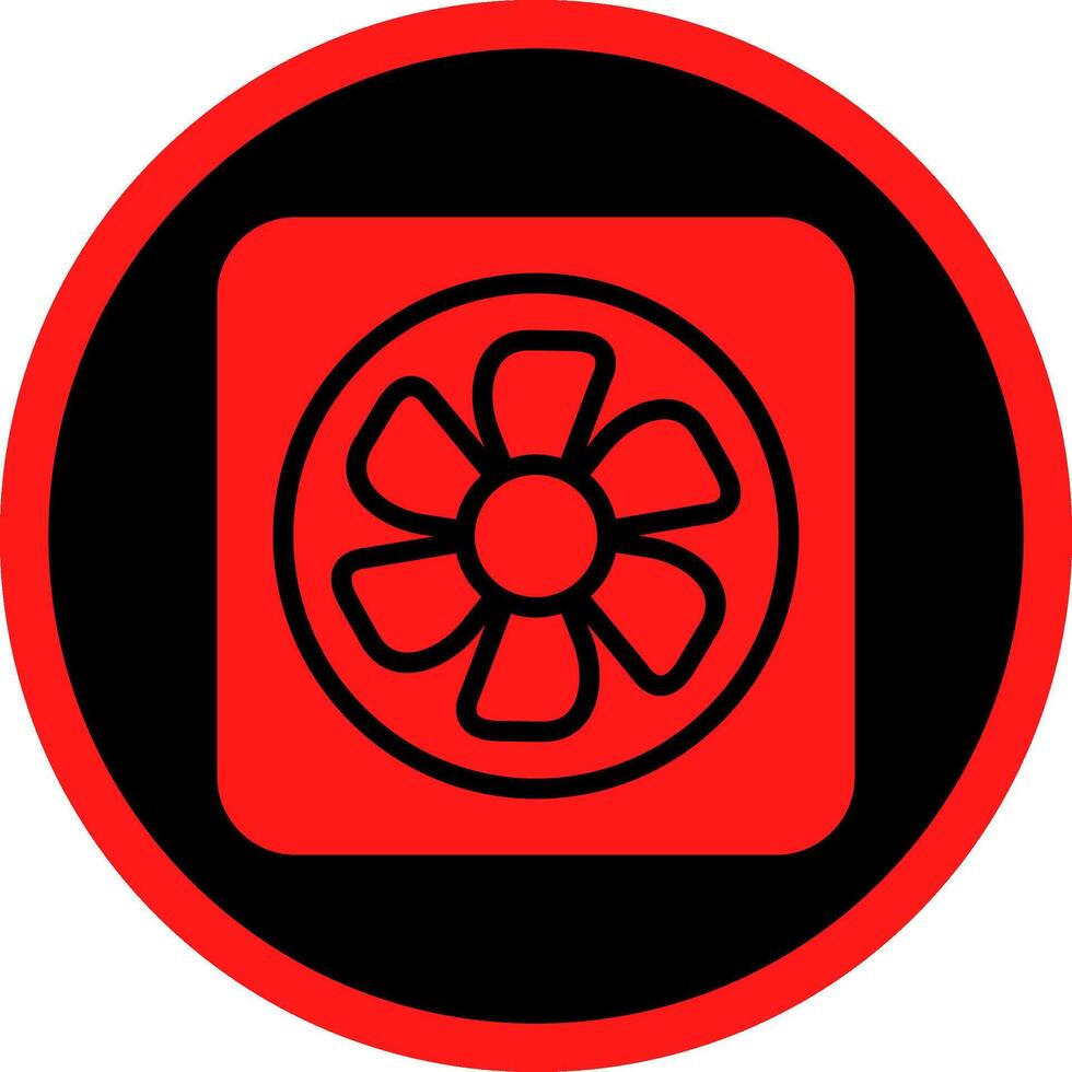 Fan Creative Icon Design vector