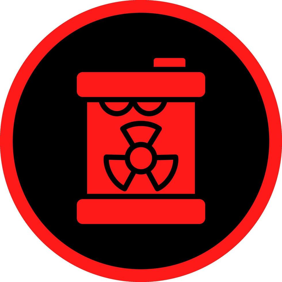 Toxic Waste Creative Icon Design vector