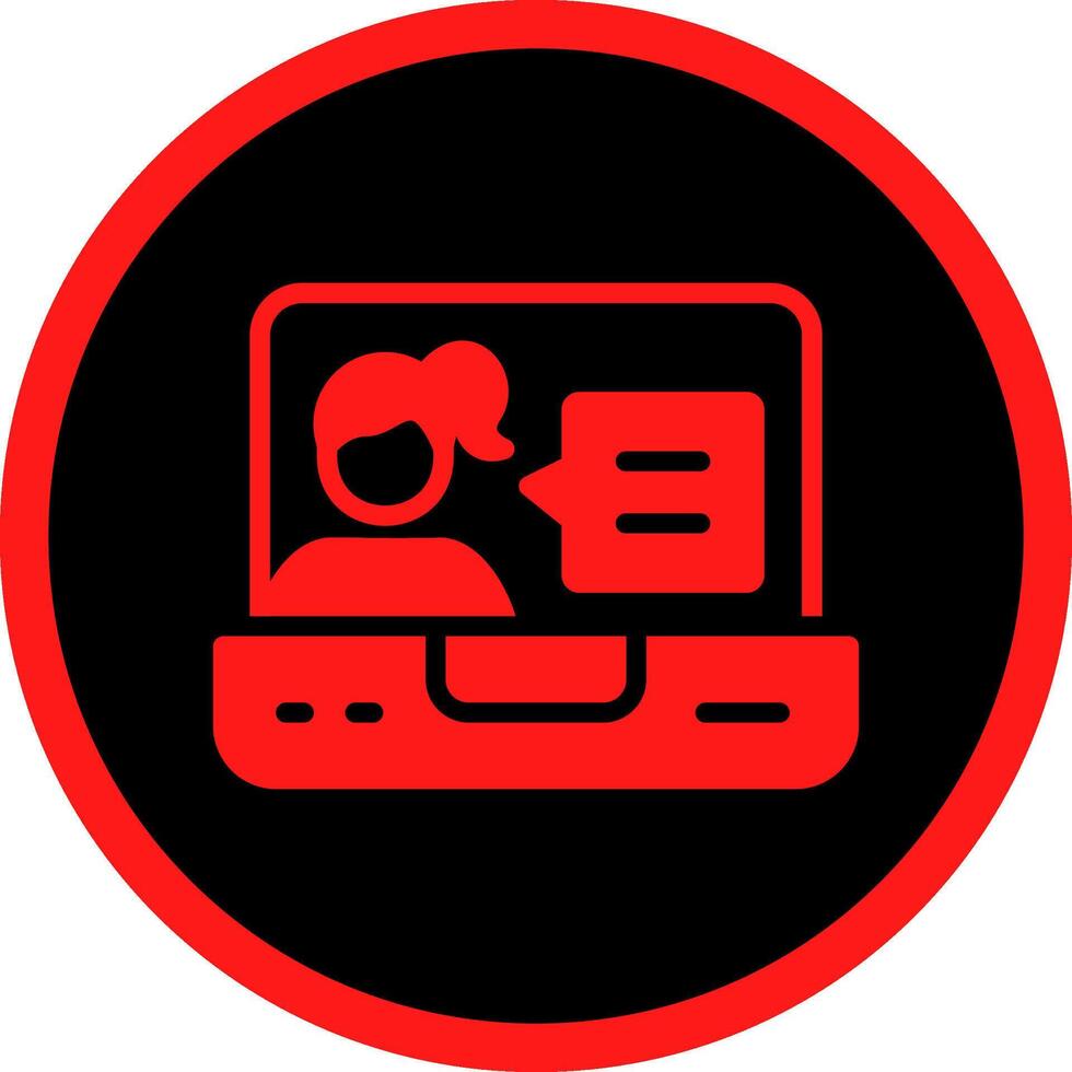 Job Interview Creative Icon Design vector