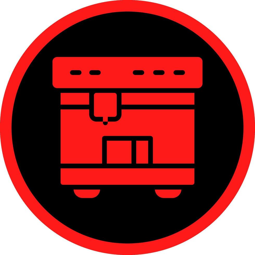 3D Printing Creative Icon Design vector