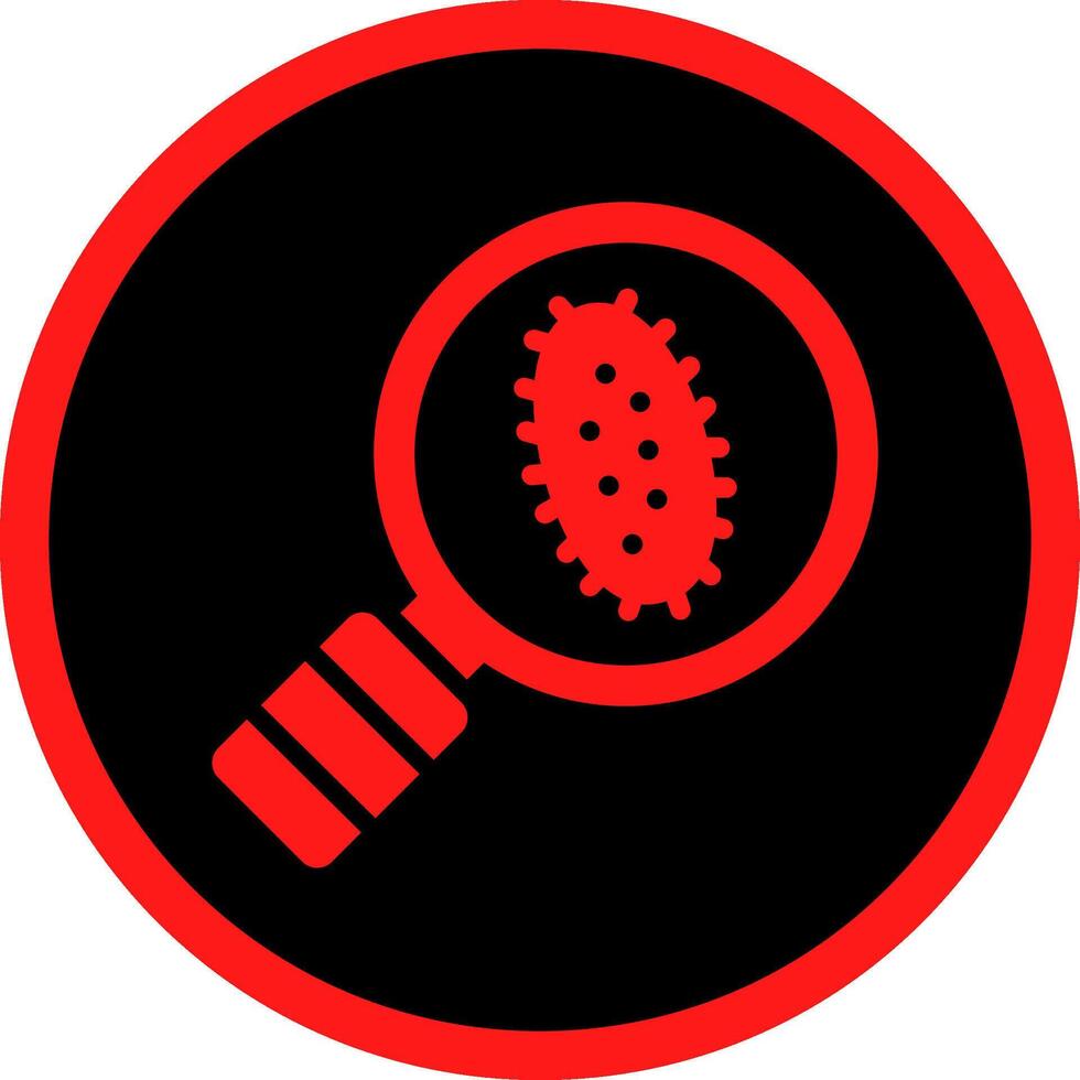 Bacteria Creative Icon Design vector