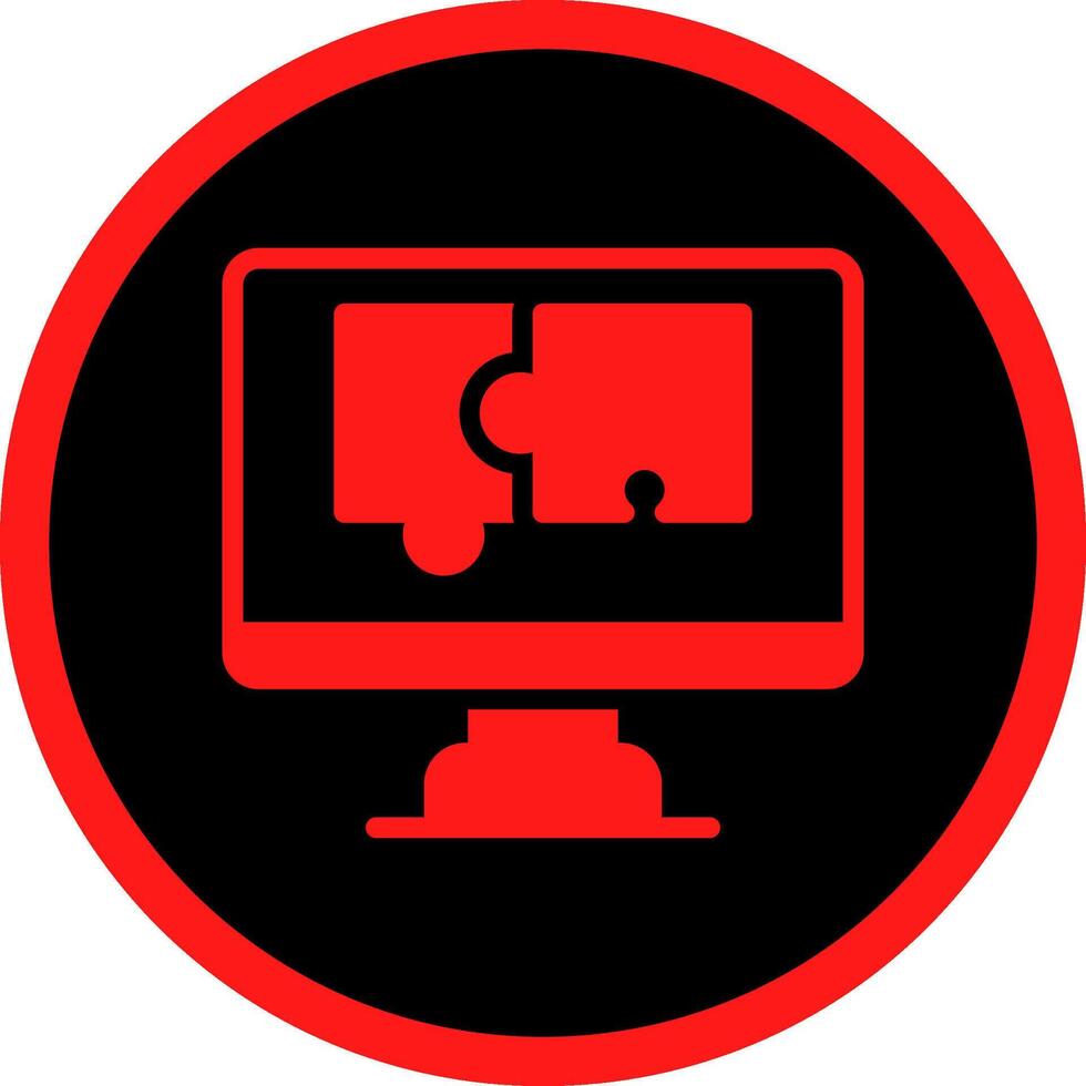 Puzzle Creative Icon Design vector