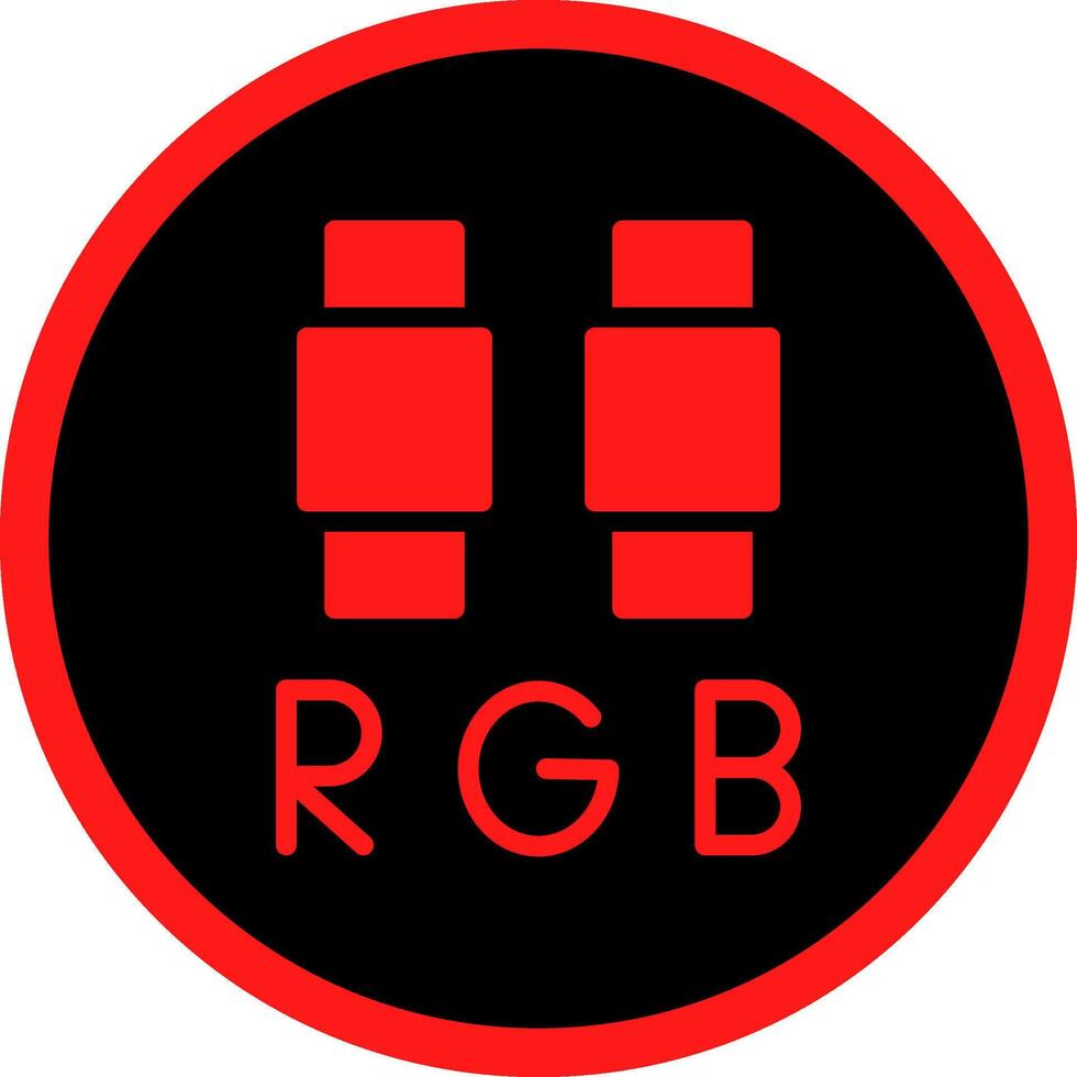 Rgb Creative Icon Design vector