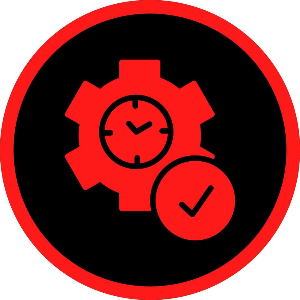 Time Management Creative Icon Design vector