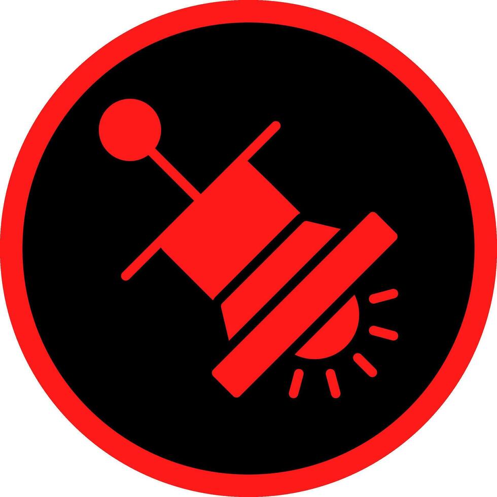 Spotlight Creative Icon Design vector
