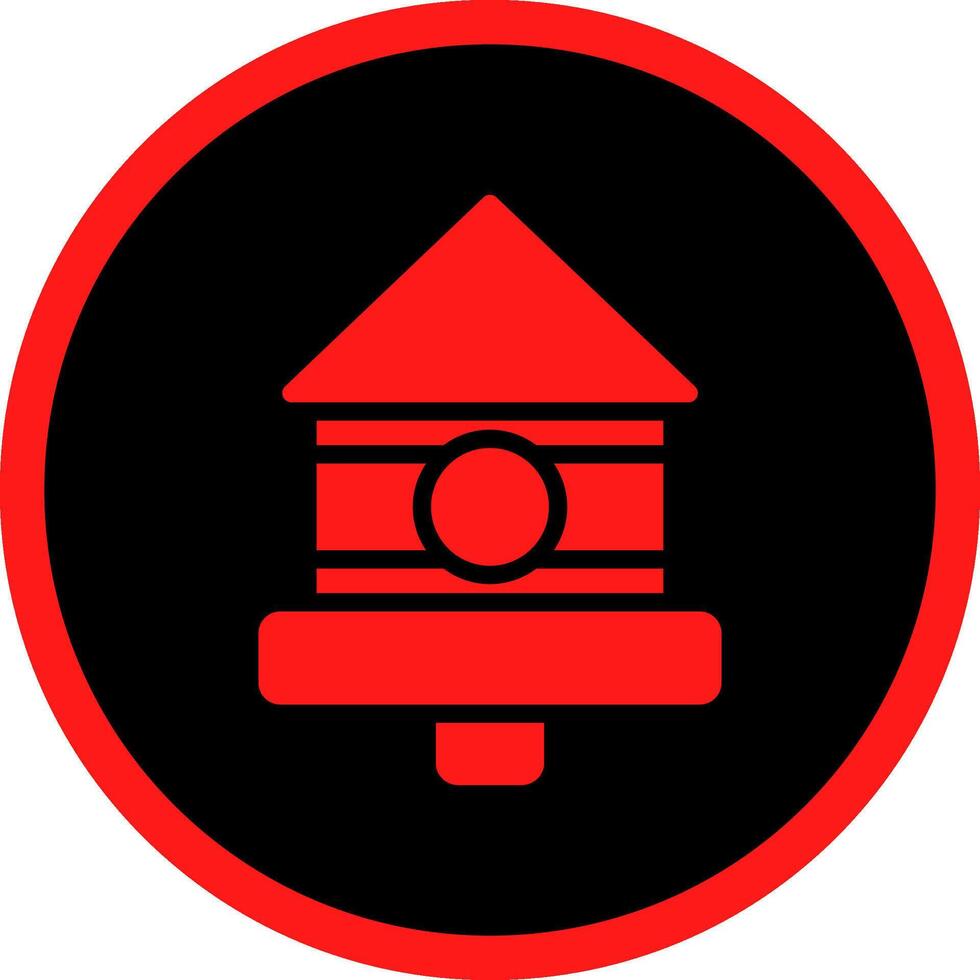 Birdhouse Creative Icon Design vector