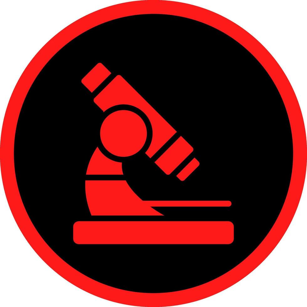 Microscope Creative Icon Design vector