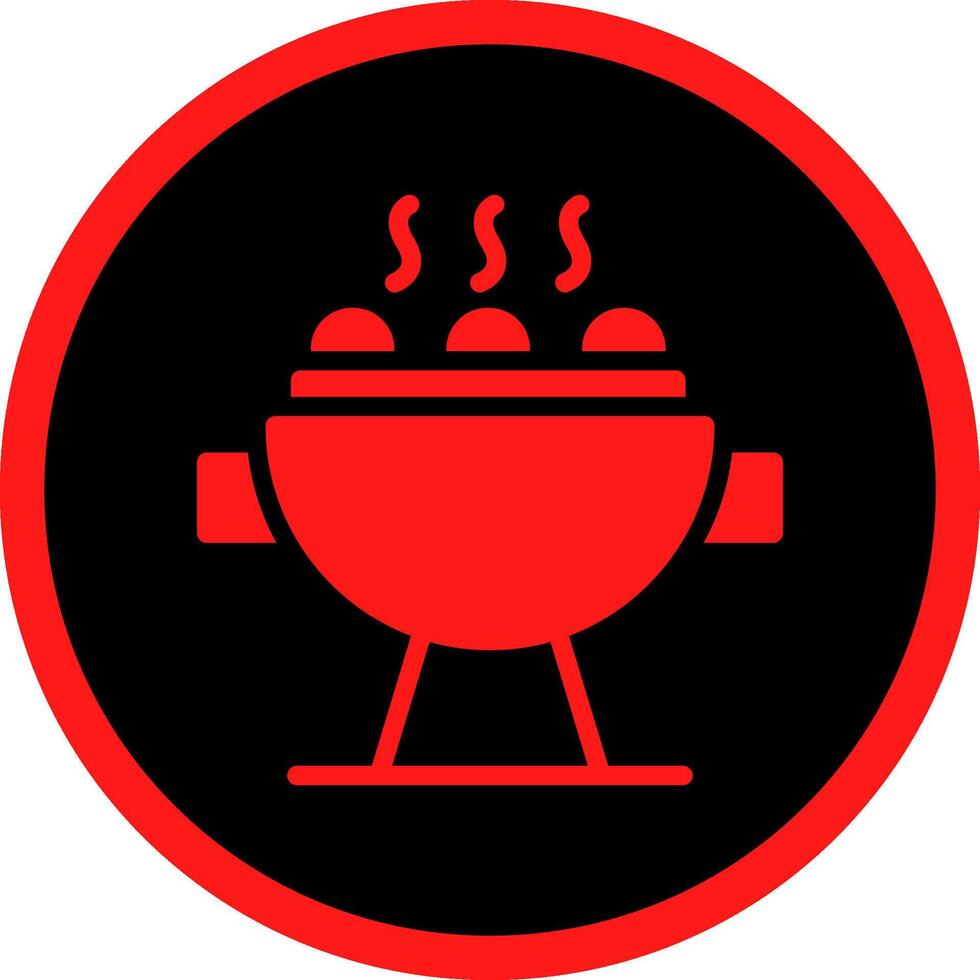 diseño de icono creativo de parrilla vector