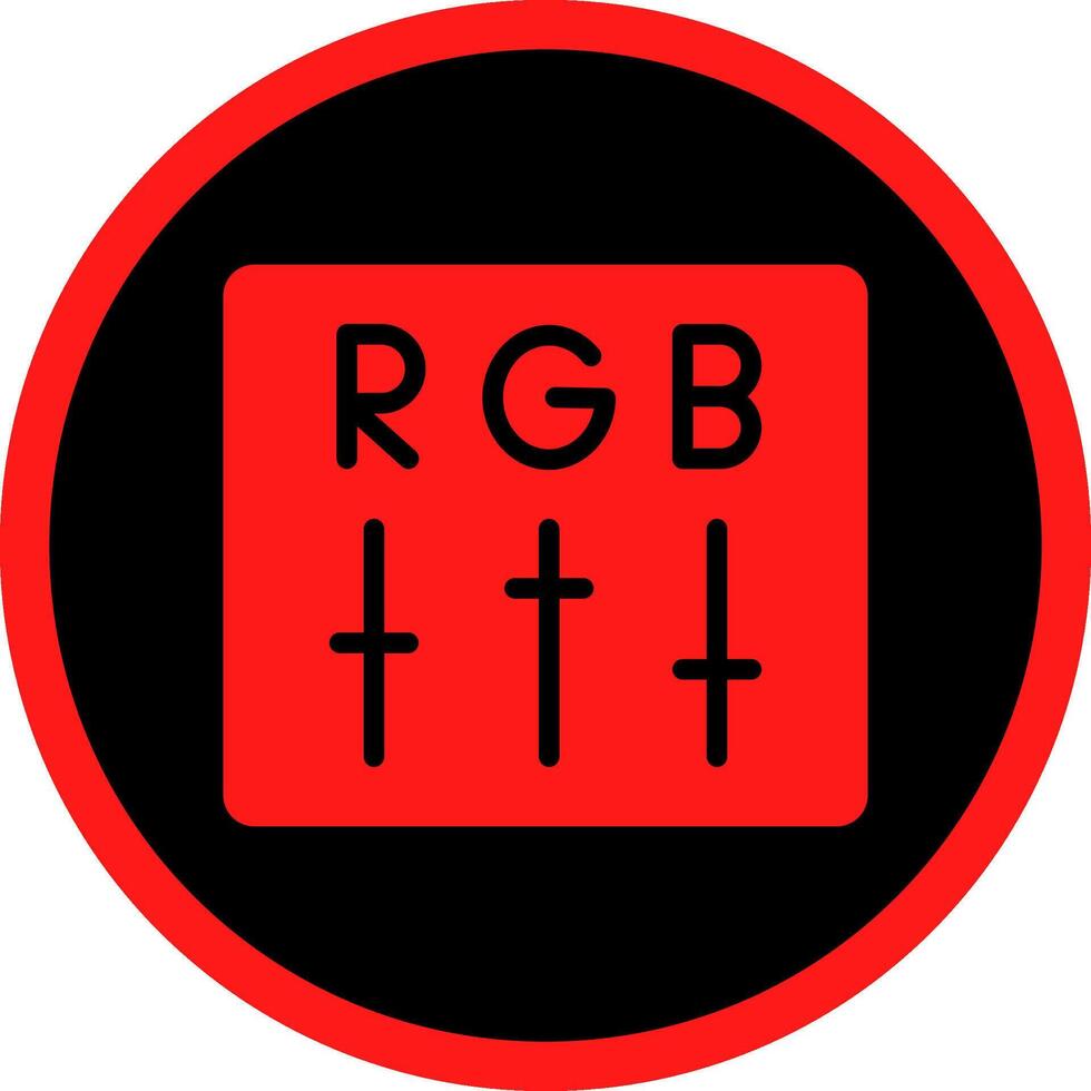 Rgb Creative Icon Design vector