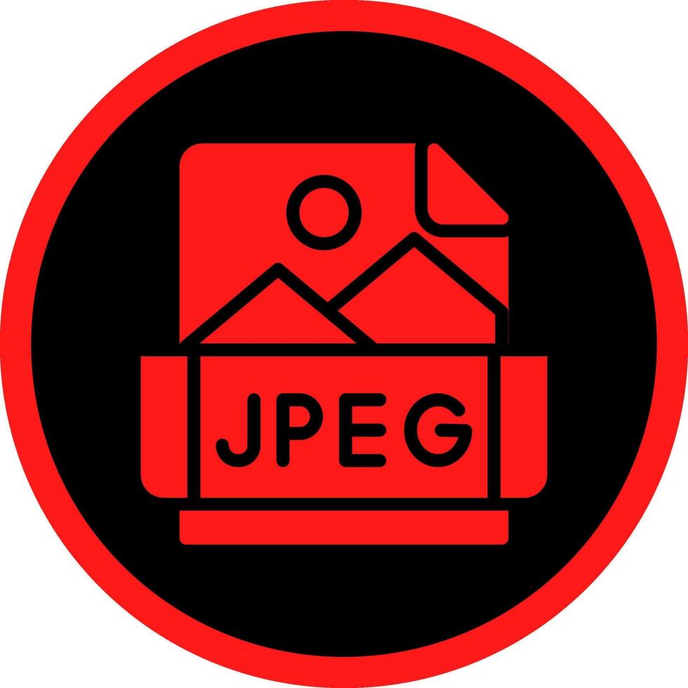 Jpeg Creative Icon Design vector
