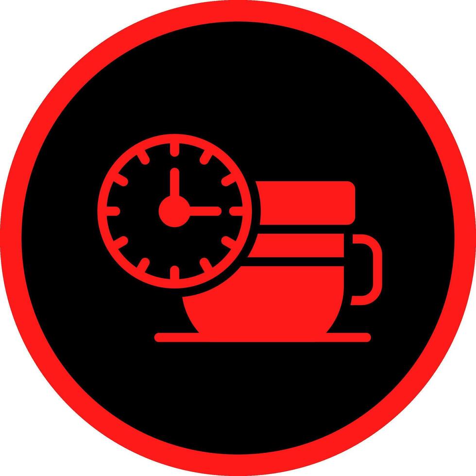 Tea Time Creative Icon Design vector