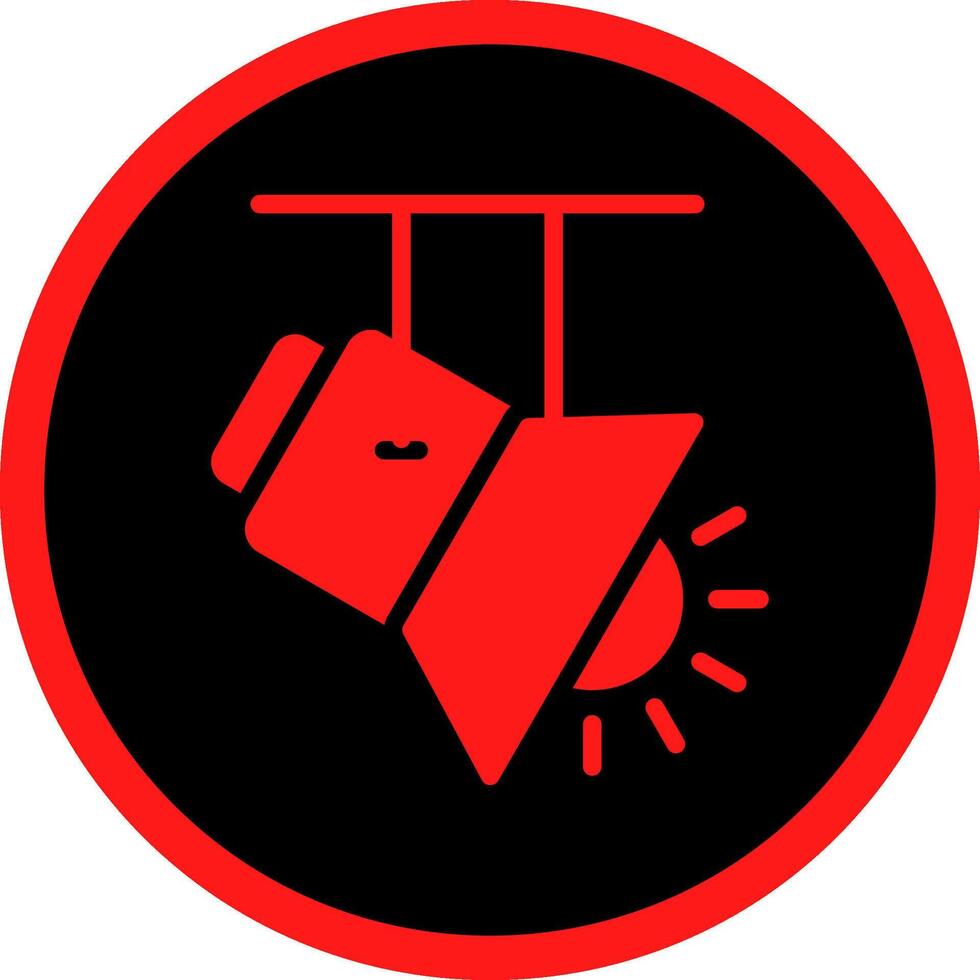 Spotlight Creative Icon Design vector