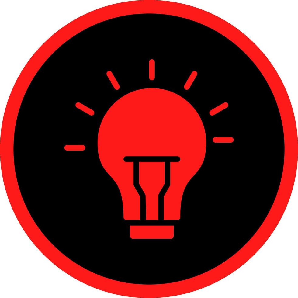 Big Light Creative Icon Design vector