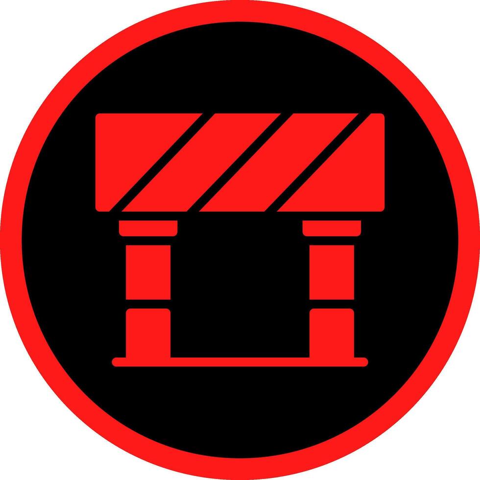 Barrier Creative Icon Design vector