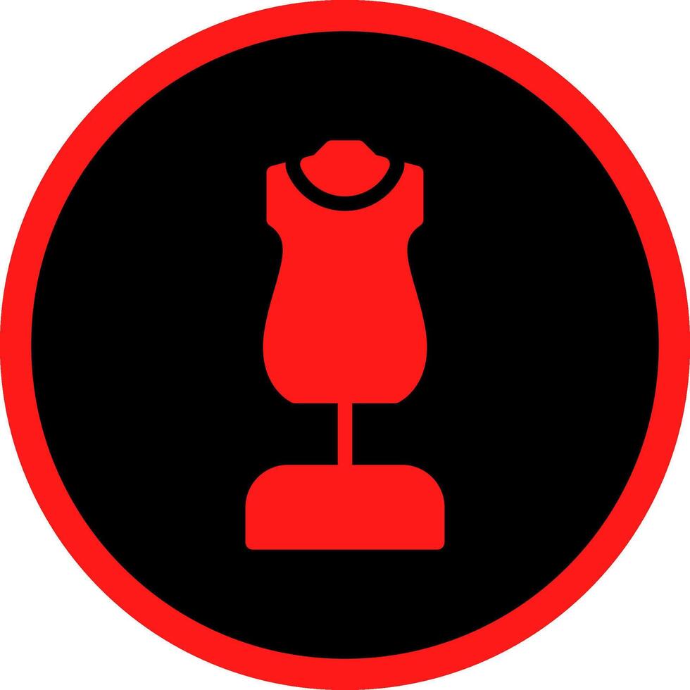 Mannequin Creative Icon Design vector