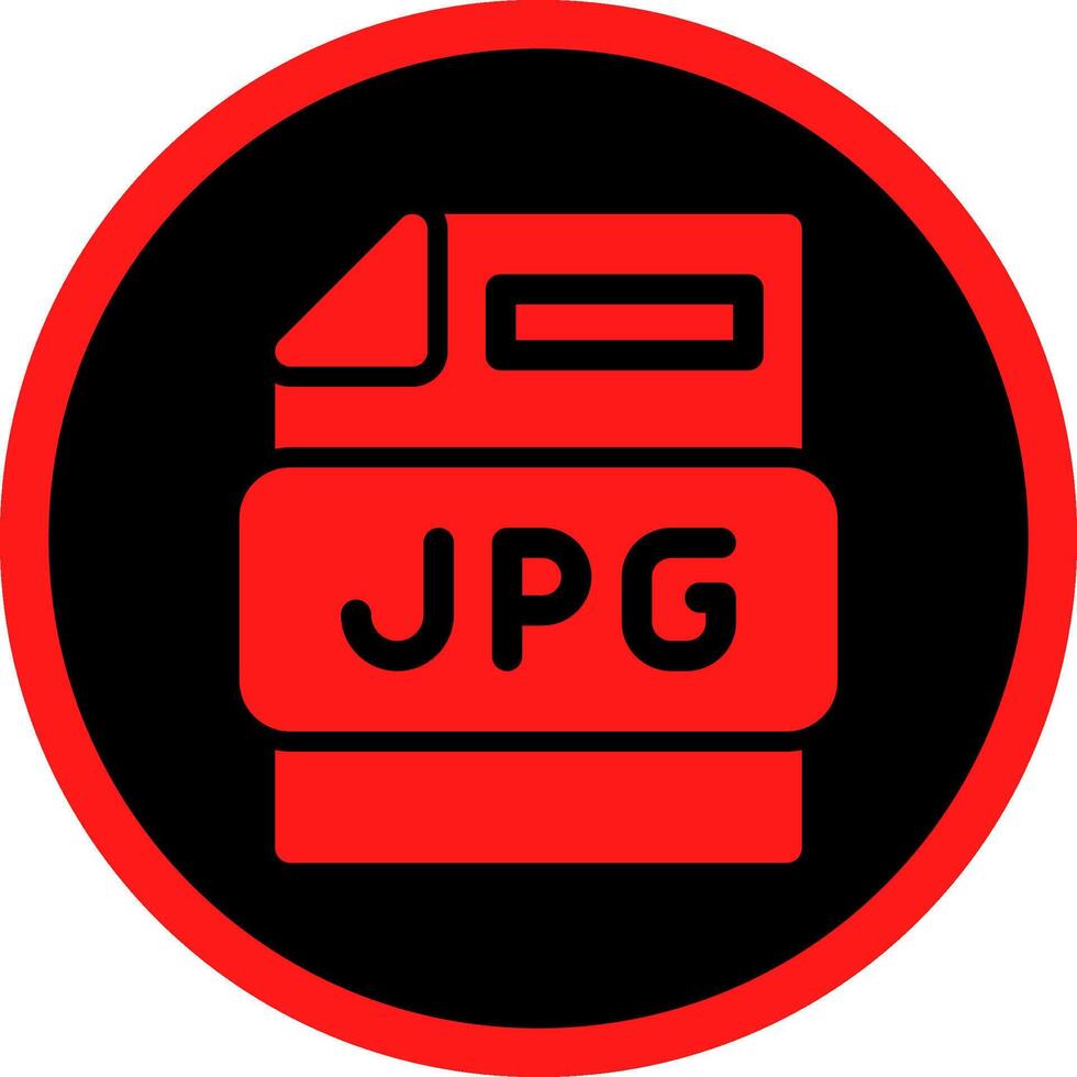 Jpg File Creative Icon Design vector