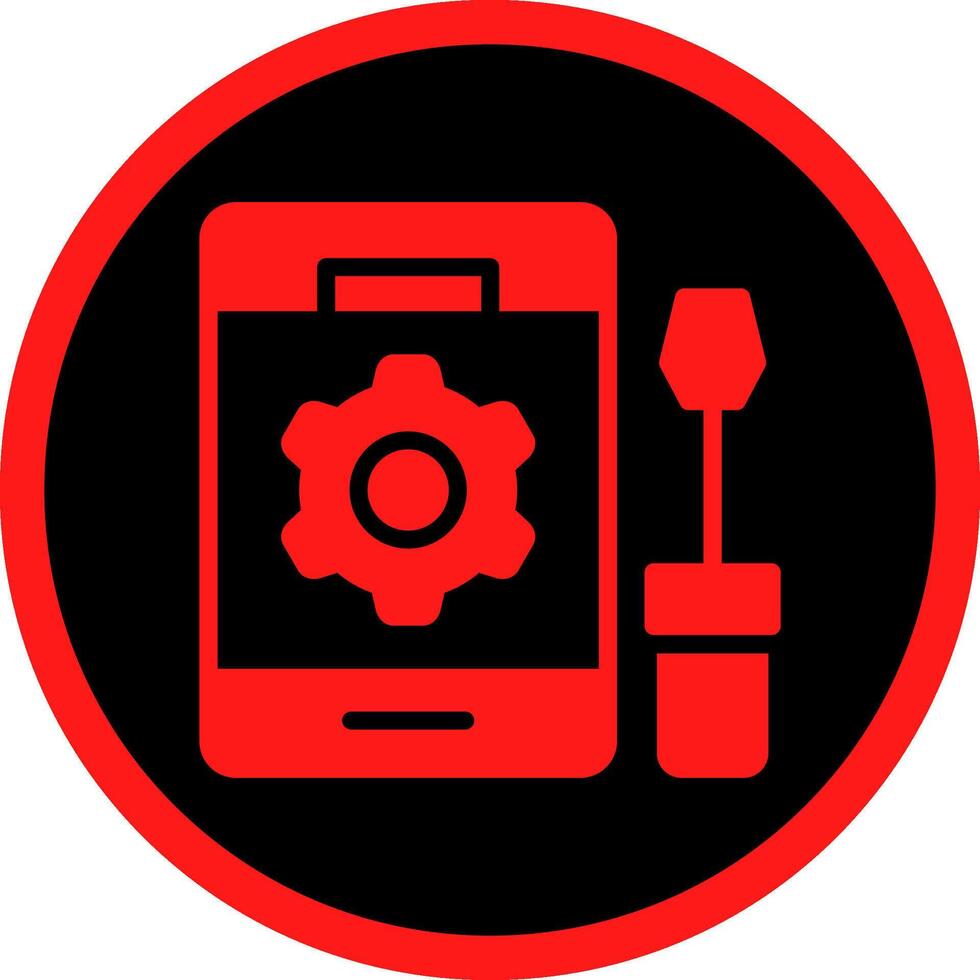 Smartphone Creative Icon Design vector