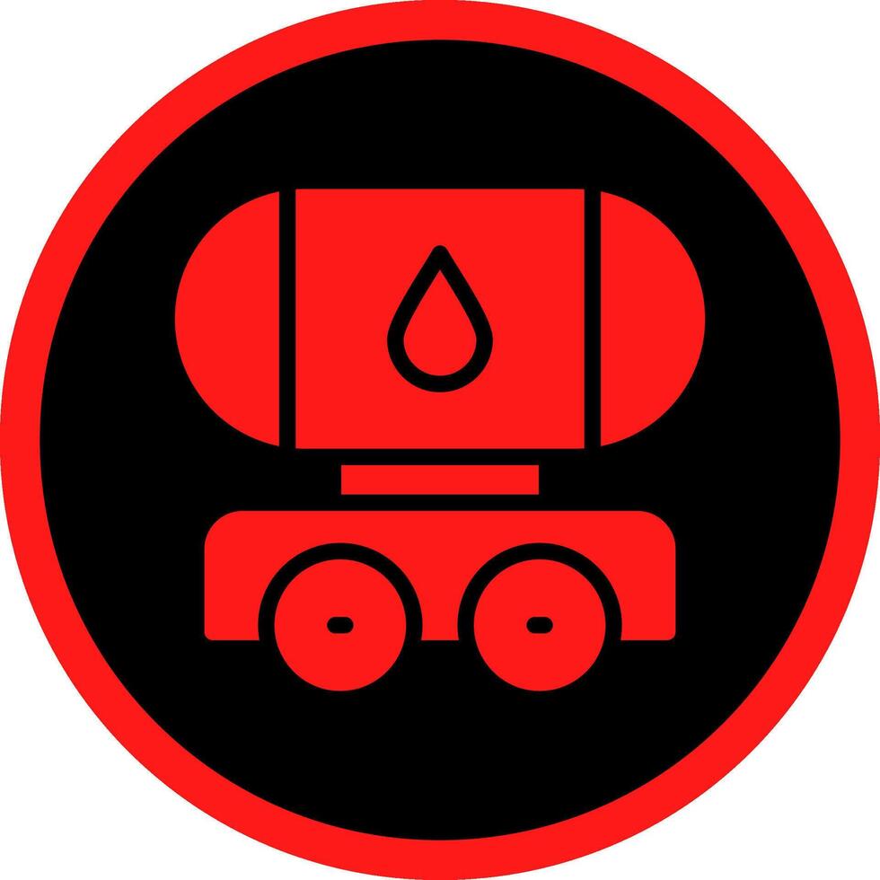 Tanker Creative Icon Design vector