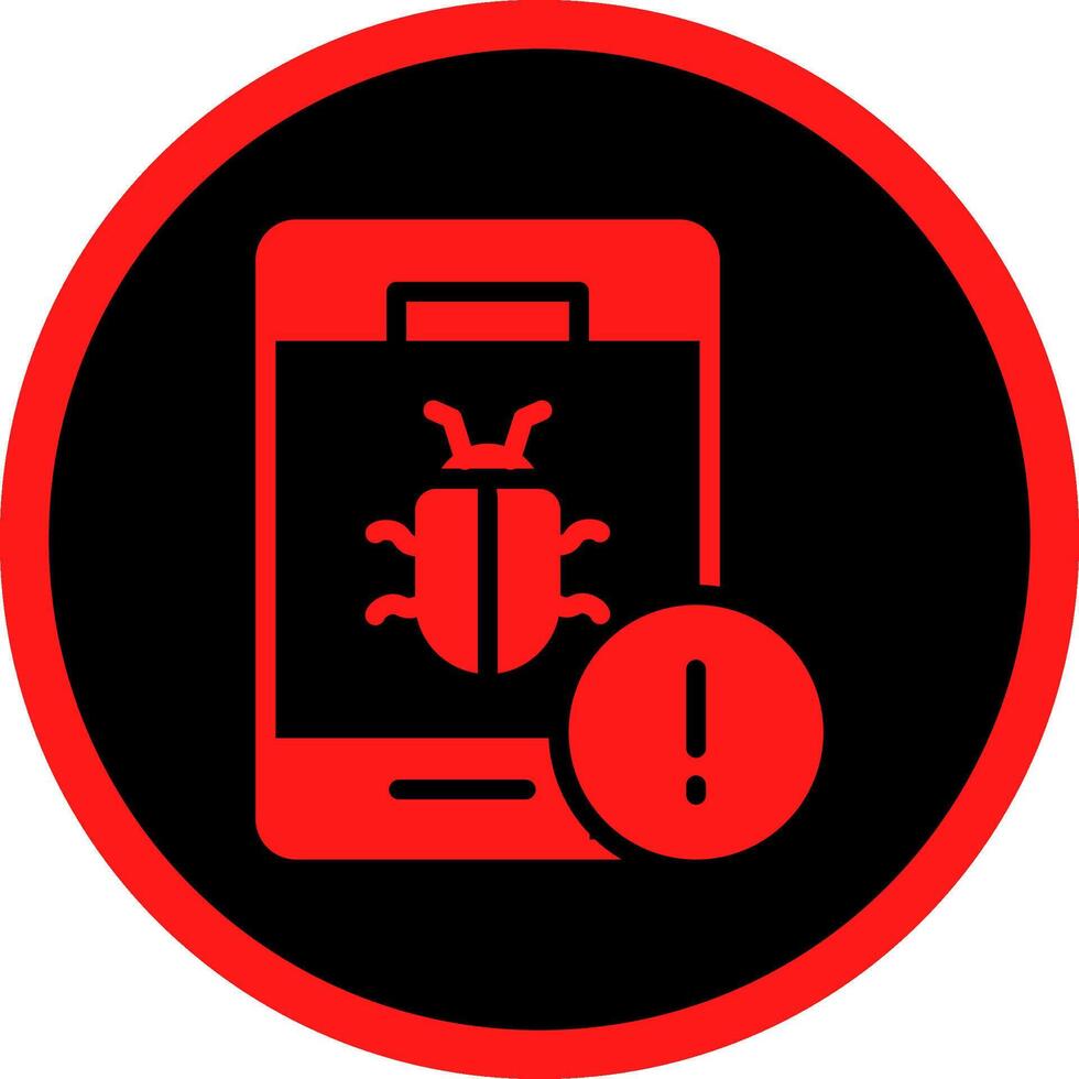 Bug Creative Icon Design vector