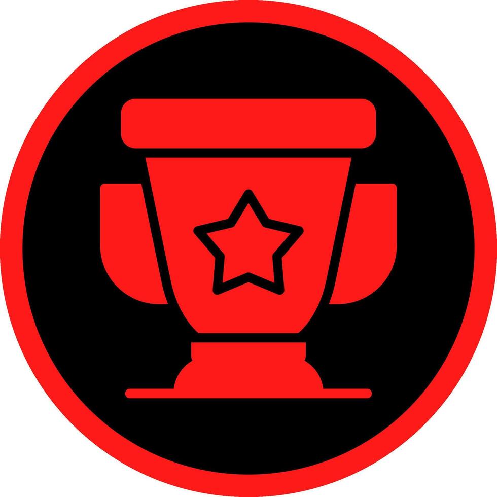 Trophy Creative Icon Design vector