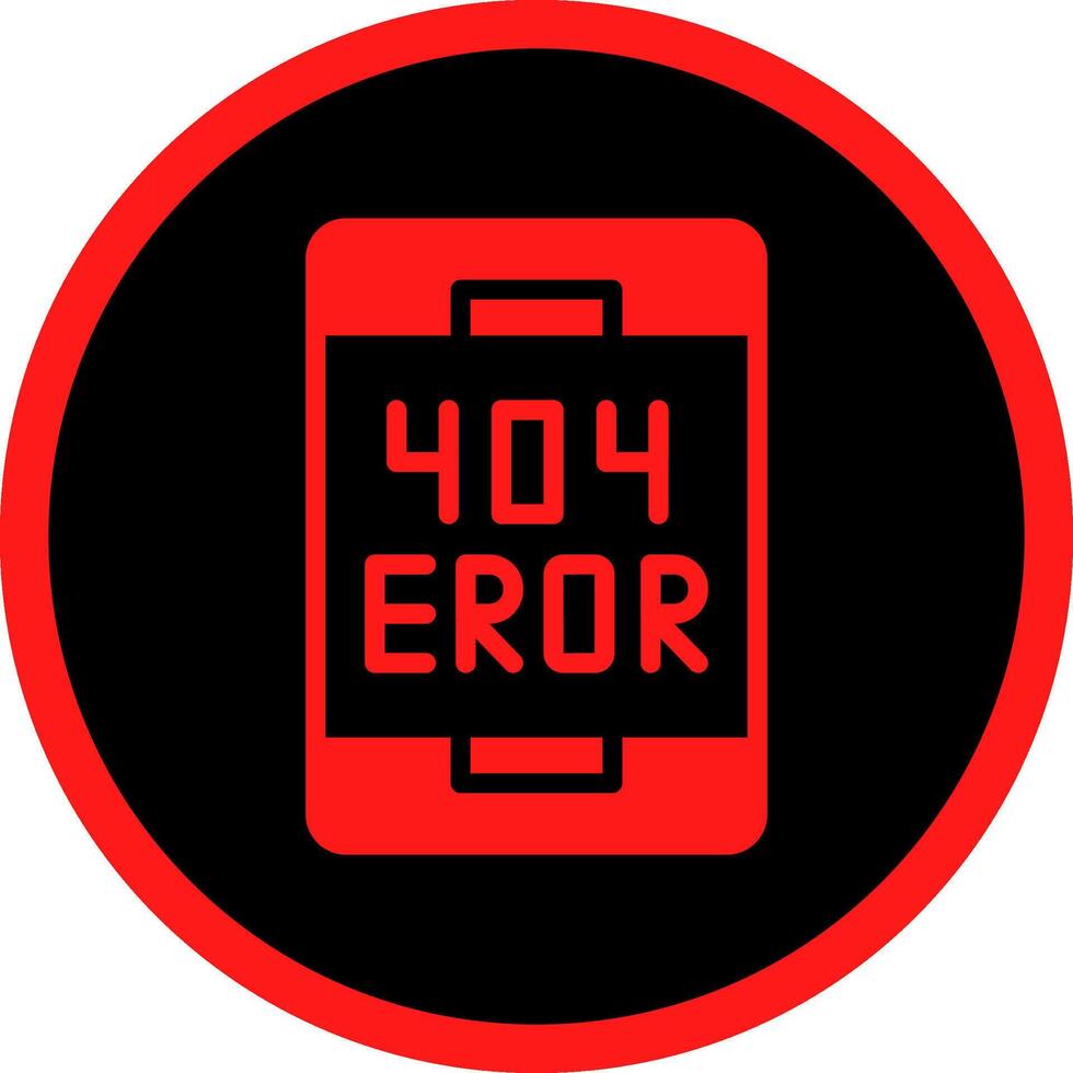 Error Creative Icon Design vector