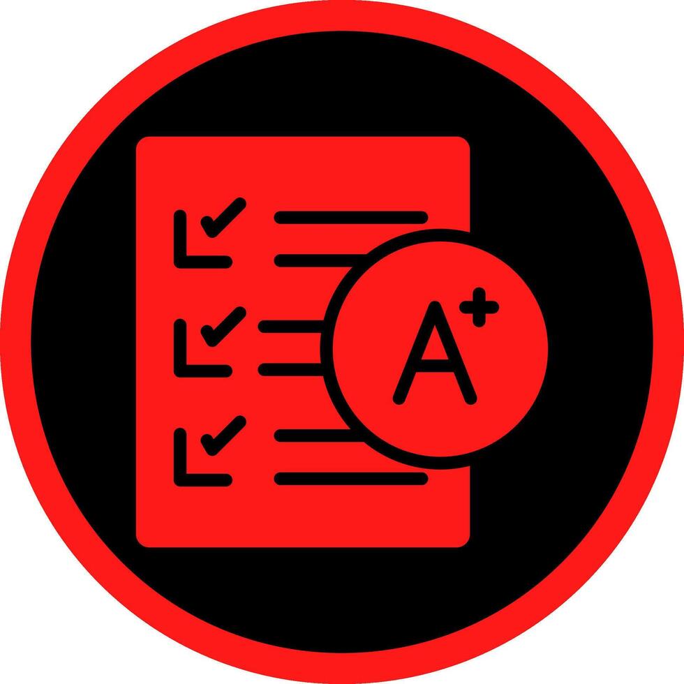Grades Creative Icon Design vector
