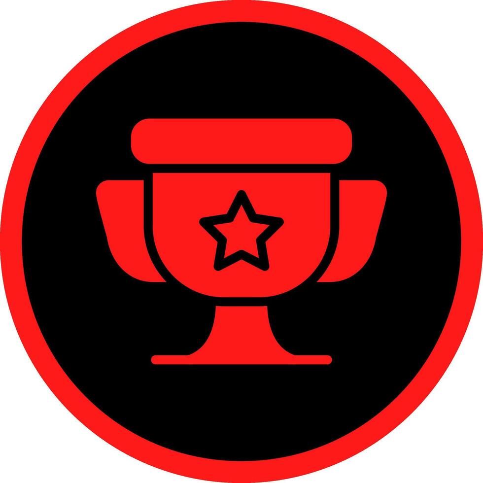 Trophy Creative Icon Design vector
