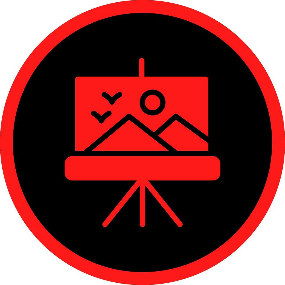 Canvas Creative Icon Design vector