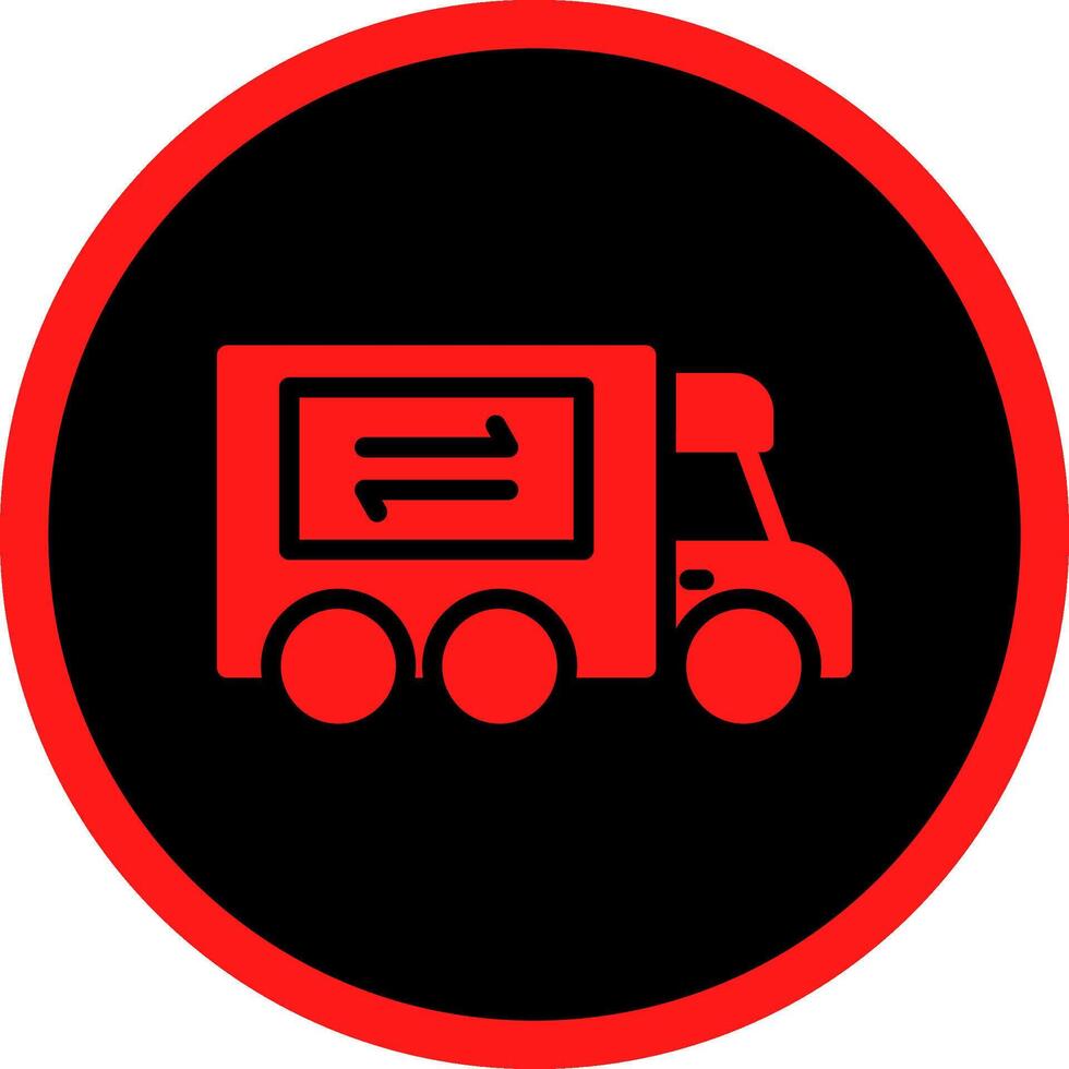 Supply Chain Creative Icon Design vector