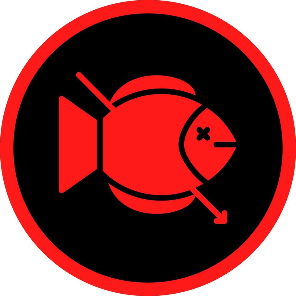 Spearfishing Creative Icon Design vector