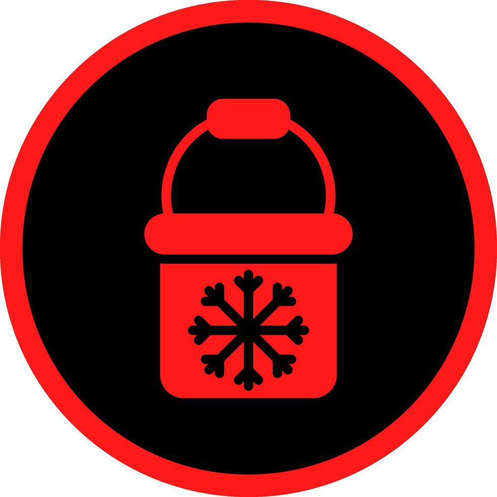 Frozen Bait Creative Icon Design vector