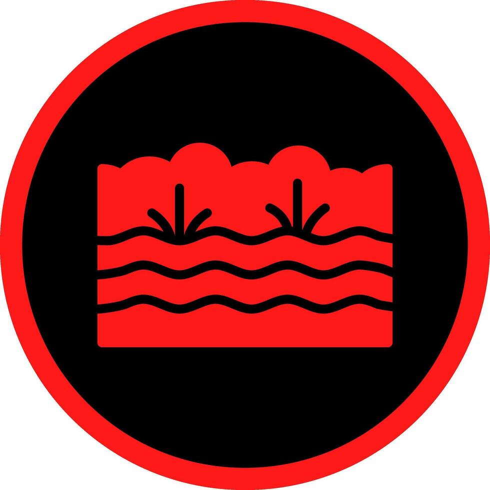 Swamp Creative Icon Design vector