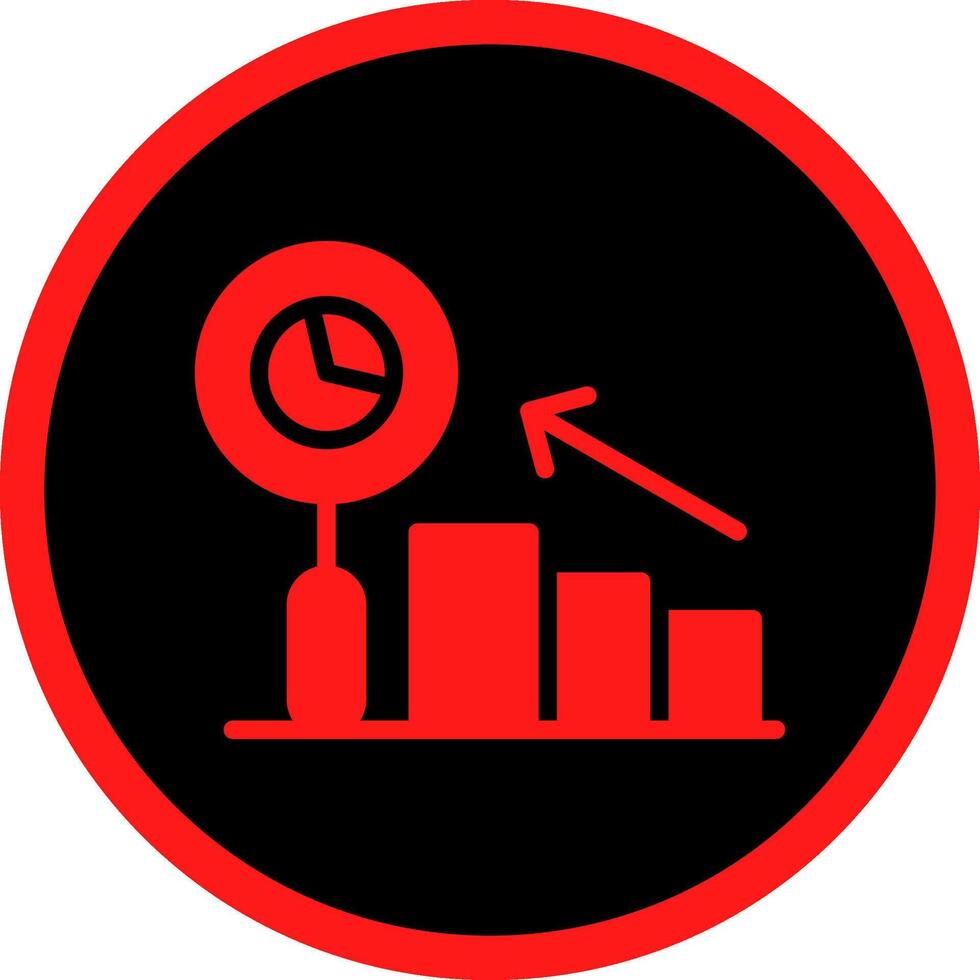 Predictive Analytics Creative Icon Design vector