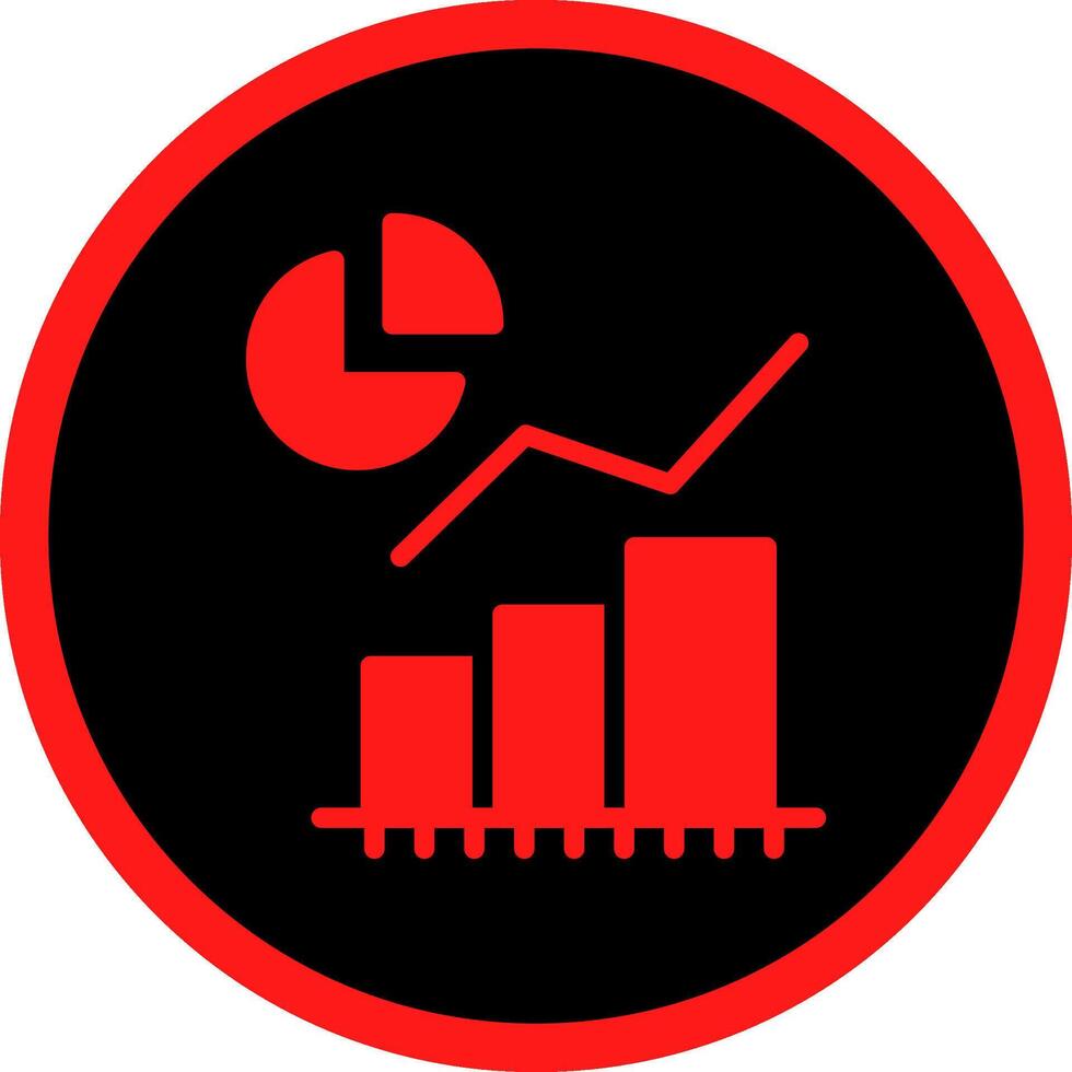 Statistical Analysis Creative Icon Design vector