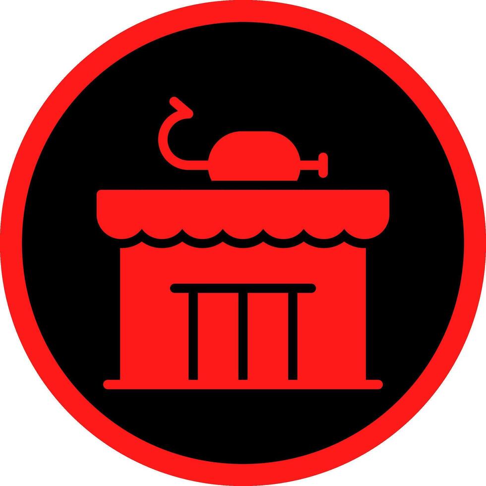 Bait Shop Creative Icon Design vector