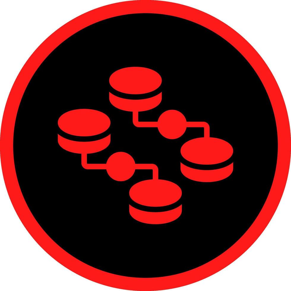 Unstructured Data Creative Icon Design vector