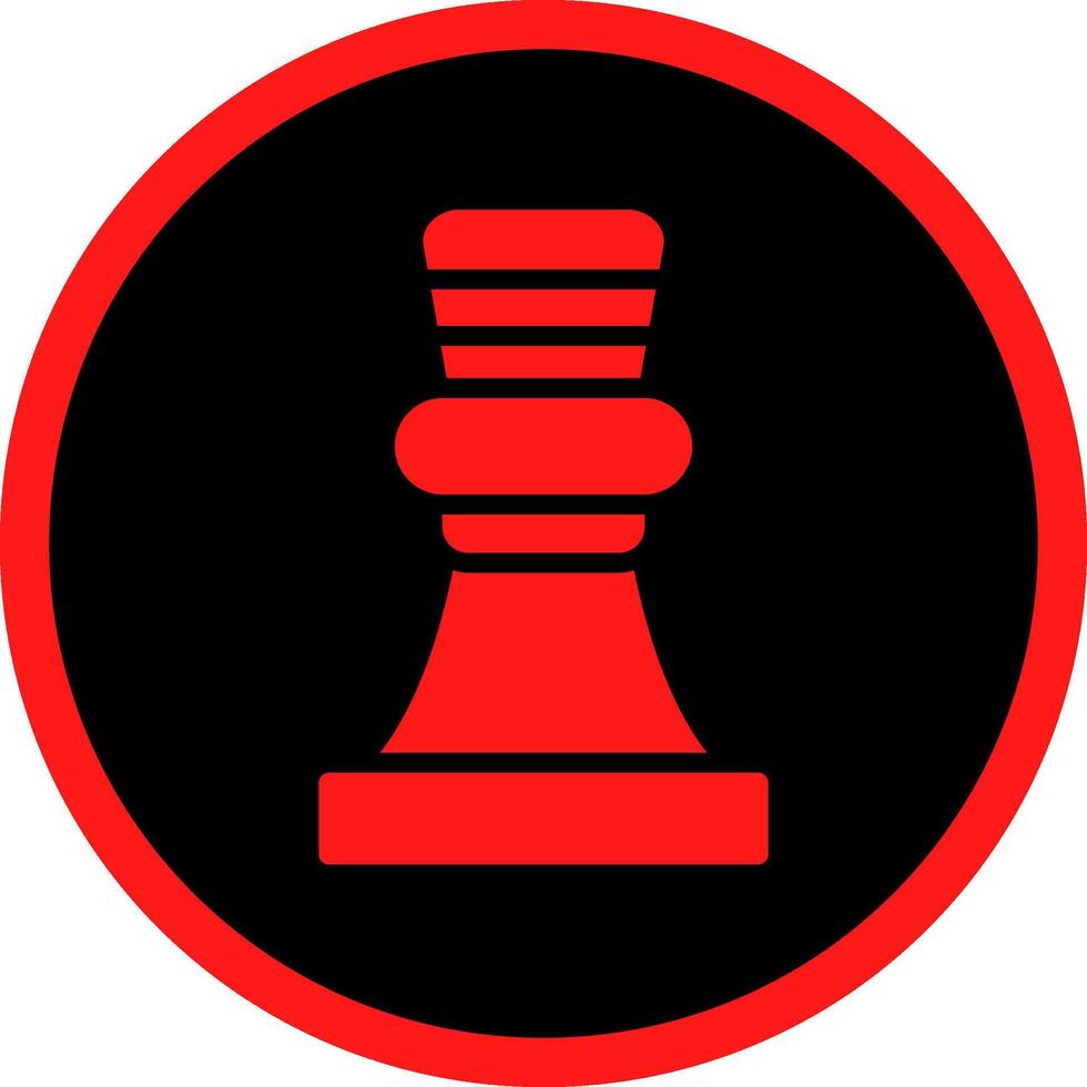Chess Game Creative Icon Design vector