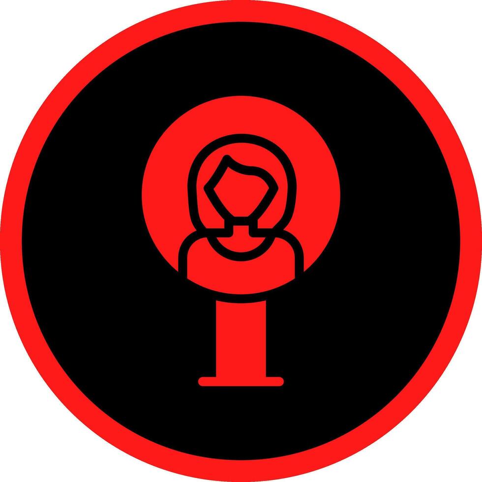 User Placeholder Creative Icon Design vector