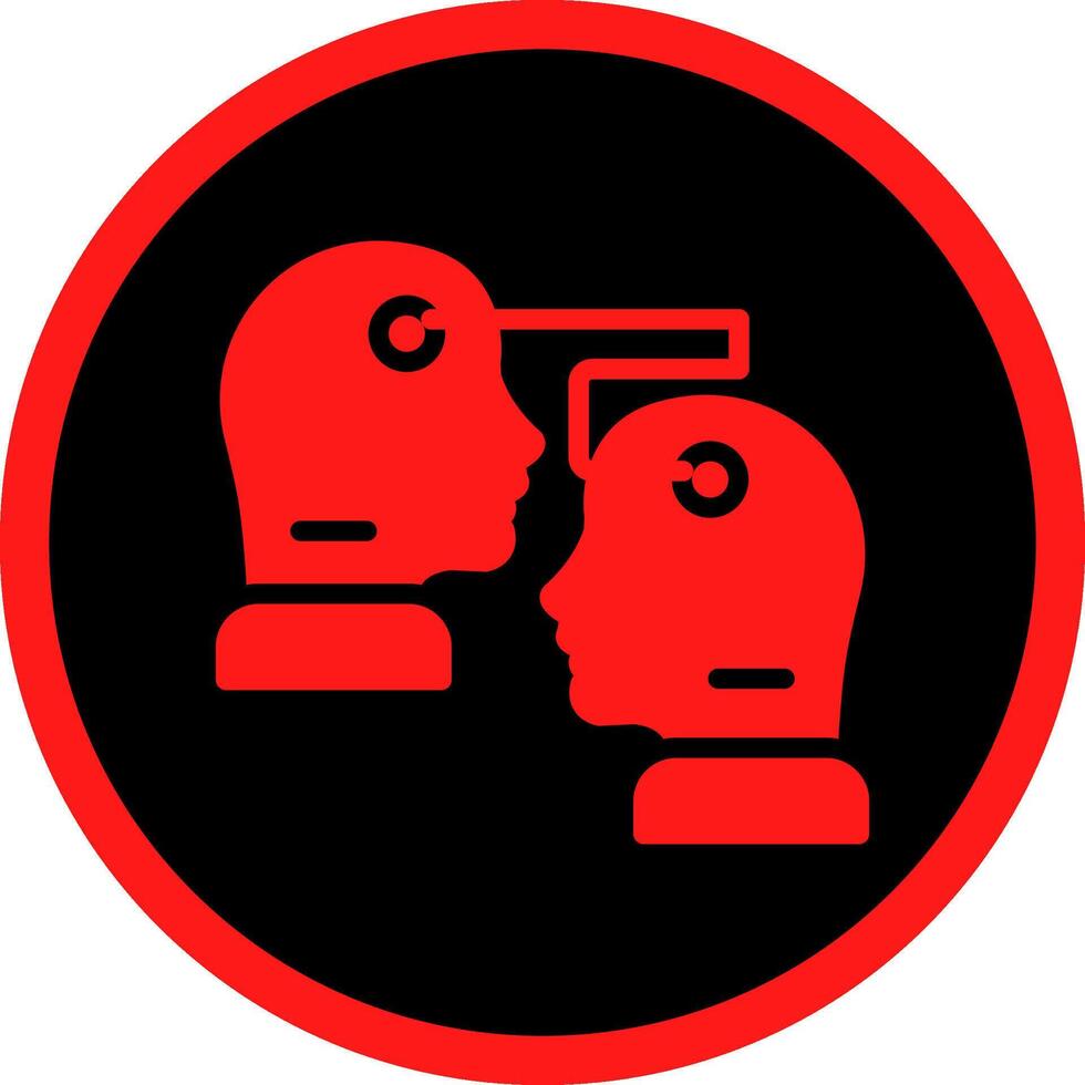 Telepathy Creative Icon Design vector